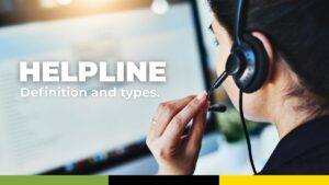 Helpline what is it Types of telephone services in call center 